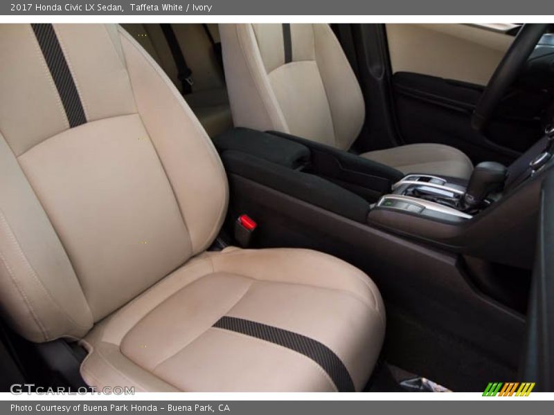 Taffeta White / Ivory 2017 Honda Civic LX Sedan