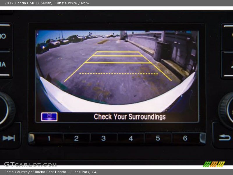 Taffeta White / Ivory 2017 Honda Civic LX Sedan