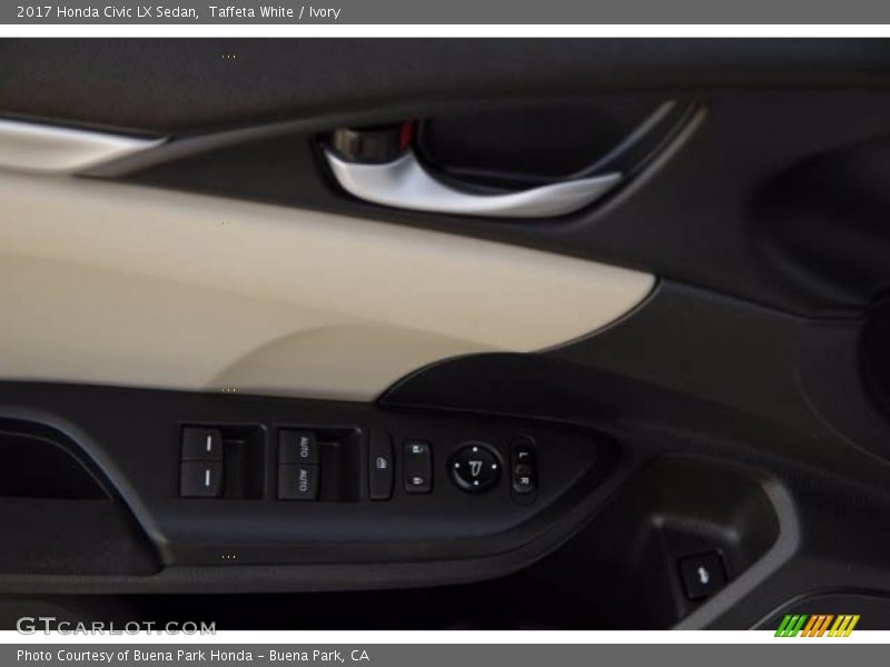 Taffeta White / Ivory 2017 Honda Civic LX Sedan