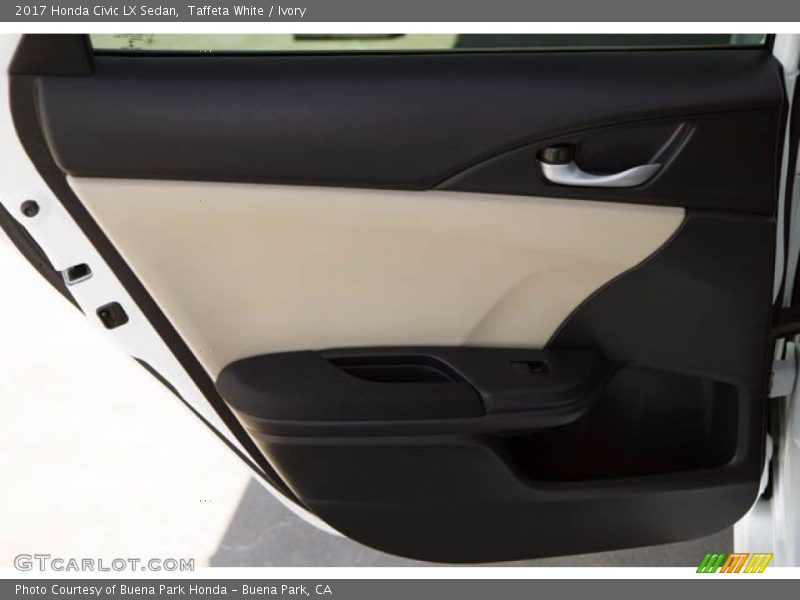 Taffeta White / Ivory 2017 Honda Civic LX Sedan