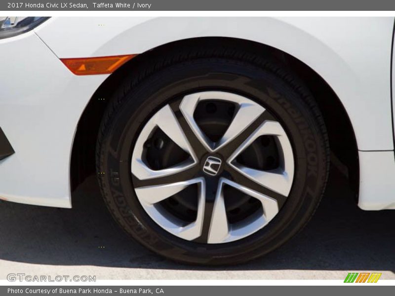 Taffeta White / Ivory 2017 Honda Civic LX Sedan