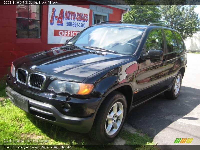 Jet Black / Black 2003 BMW X5 3.0i