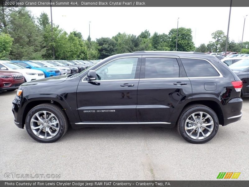Diamond Black Crystal Pearl / Black 2020 Jeep Grand Cherokee Summit 4x4