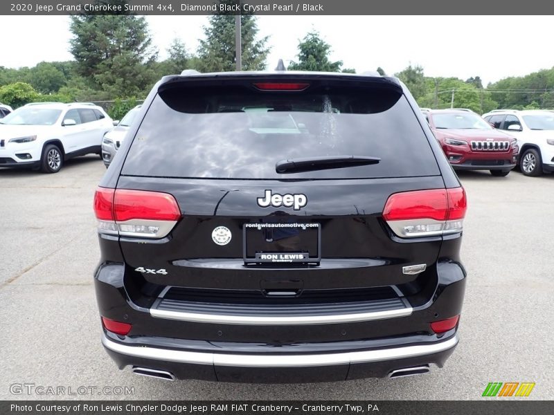 Diamond Black Crystal Pearl / Black 2020 Jeep Grand Cherokee Summit 4x4