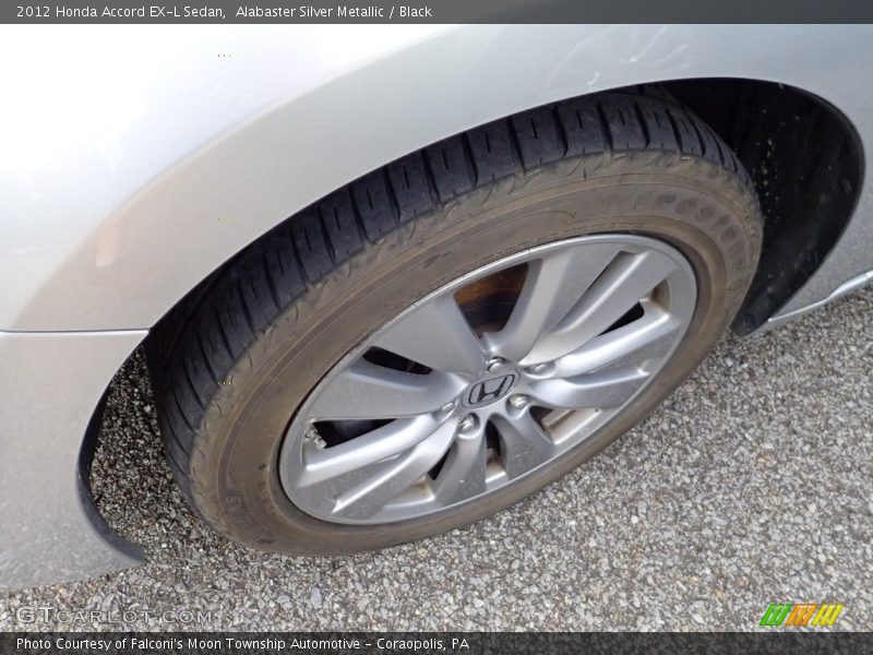 Alabaster Silver Metallic / Black 2012 Honda Accord EX-L Sedan