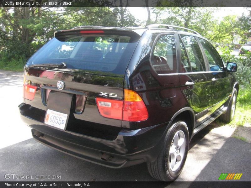 Jet Black / Black 2003 BMW X5 3.0i