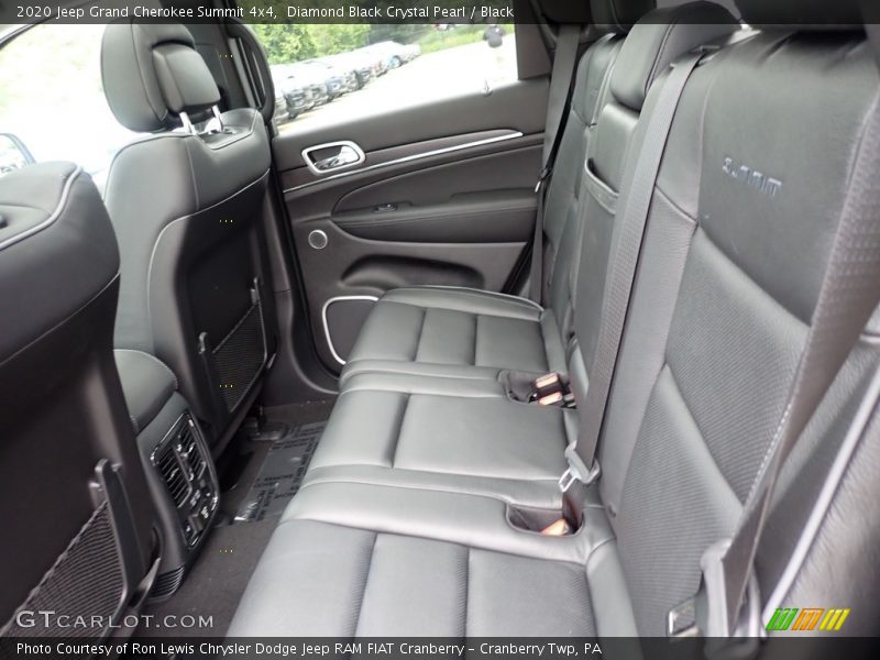 Rear Seat of 2020 Grand Cherokee Summit 4x4