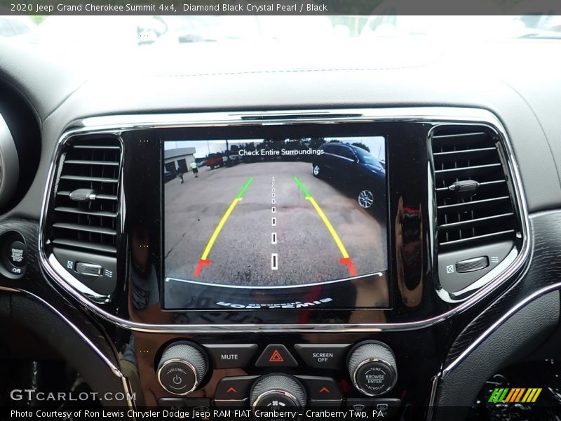 Navigation of 2020 Grand Cherokee Summit 4x4