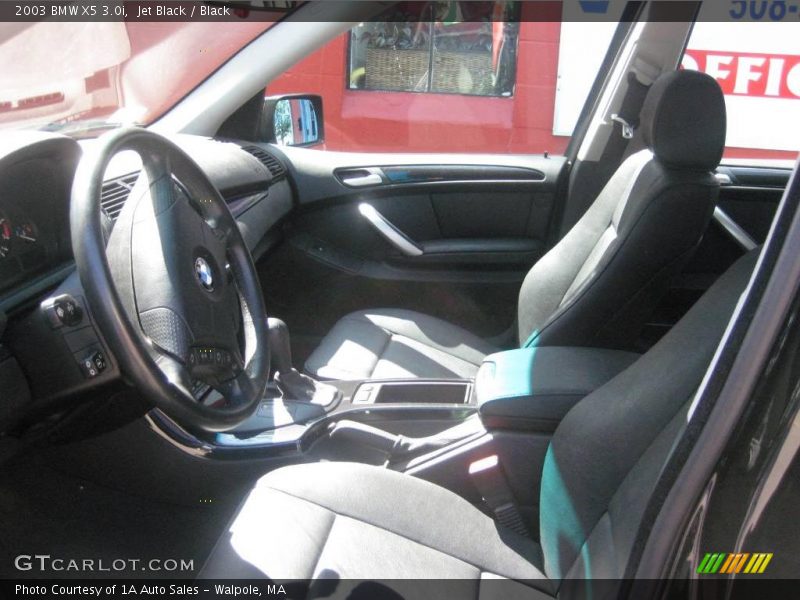 Jet Black / Black 2003 BMW X5 3.0i