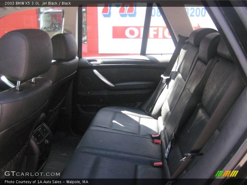 Jet Black / Black 2003 BMW X5 3.0i