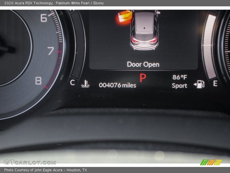 Platinum White Pearl / Ebony 2020 Acura RDX Technology