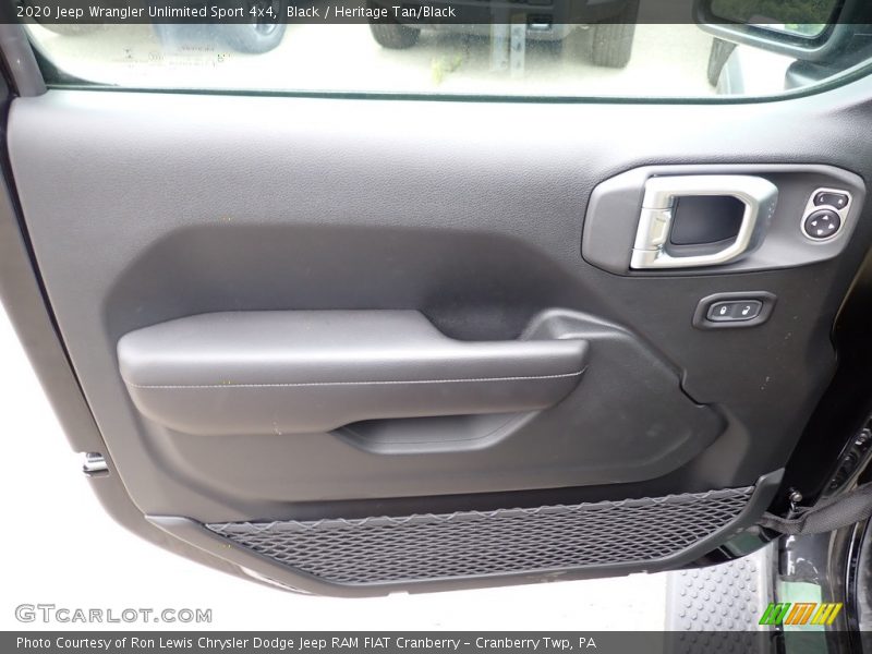 Black / Heritage Tan/Black 2020 Jeep Wrangler Unlimited Sport 4x4