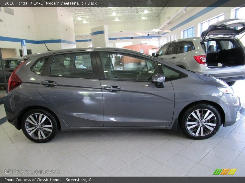  2016 Fit EX-L Modern Steel Metallic