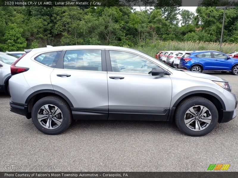 Lunar Silver Metallic / Gray 2020 Honda CR-V LX AWD
