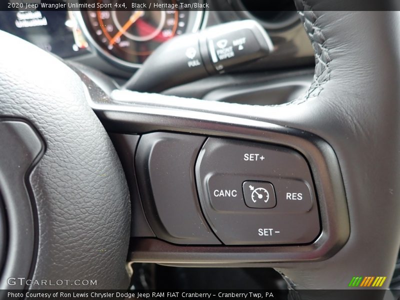 Black / Heritage Tan/Black 2020 Jeep Wrangler Unlimited Sport 4x4