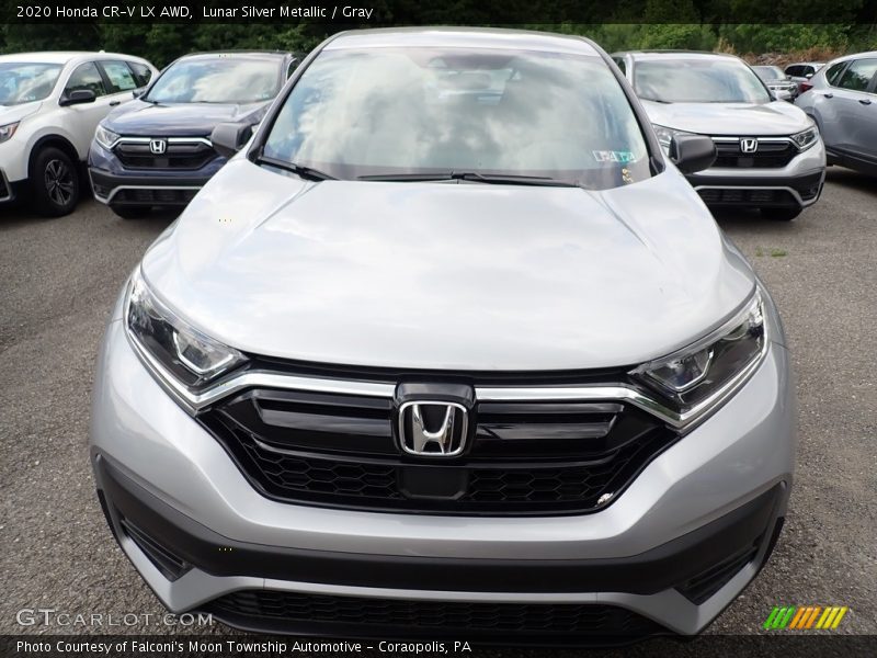 Lunar Silver Metallic / Gray 2020 Honda CR-V LX AWD