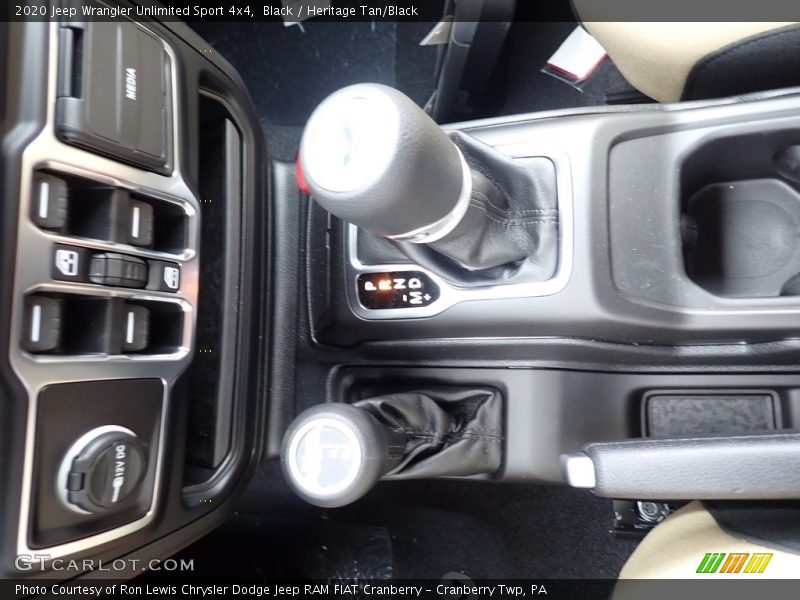 Black / Heritage Tan/Black 2020 Jeep Wrangler Unlimited Sport 4x4