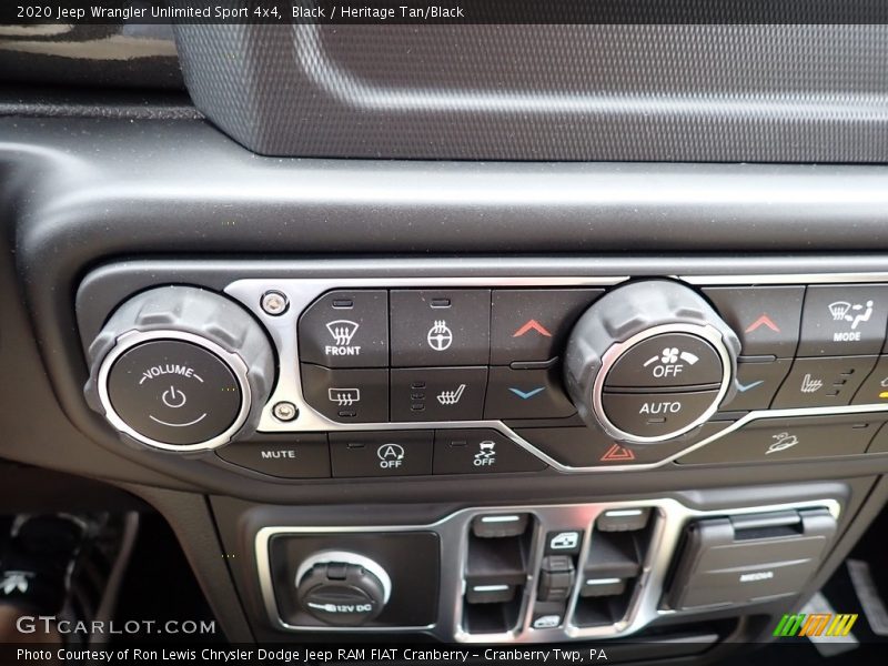 Black / Heritage Tan/Black 2020 Jeep Wrangler Unlimited Sport 4x4