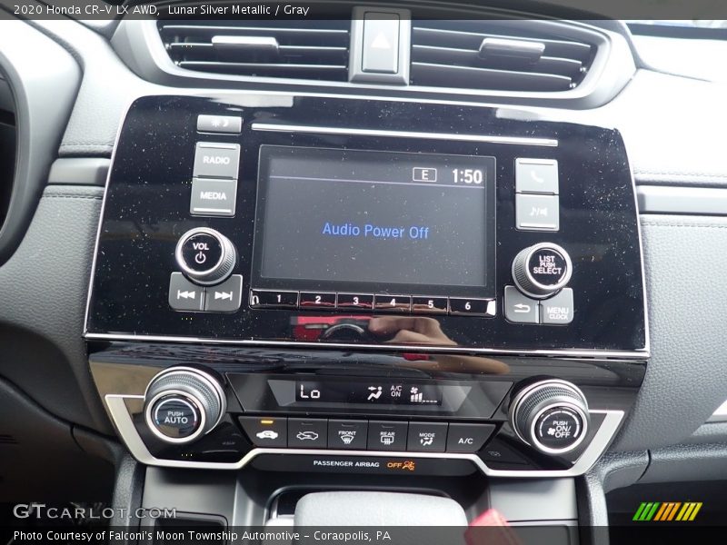Lunar Silver Metallic / Gray 2020 Honda CR-V LX AWD