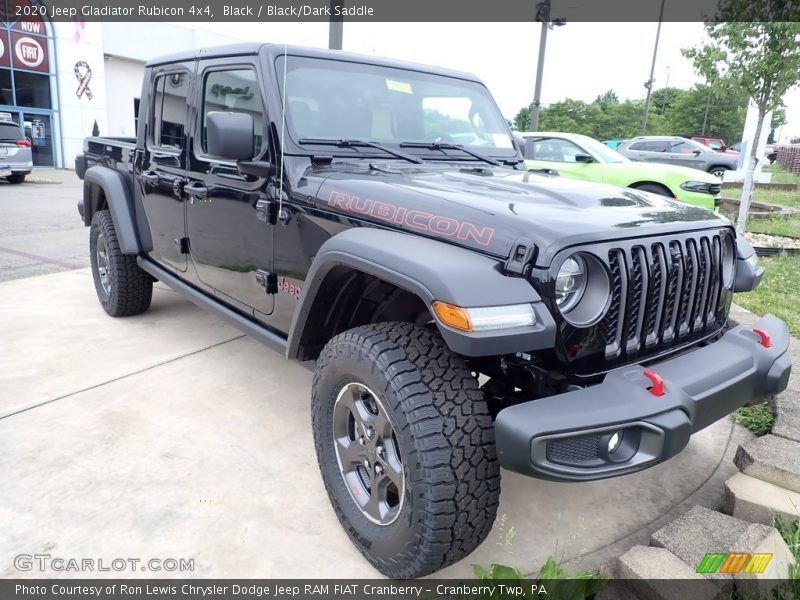 Black / Black/Dark Saddle 2020 Jeep Gladiator Rubicon 4x4