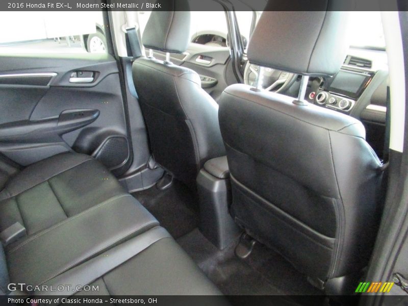 Modern Steel Metallic / Black 2016 Honda Fit EX-L