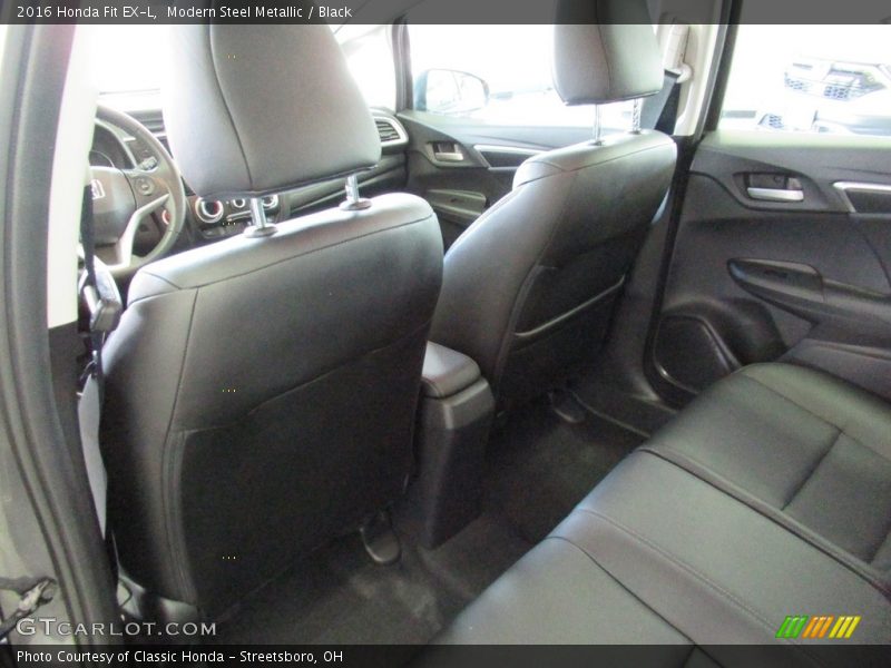 Modern Steel Metallic / Black 2016 Honda Fit EX-L