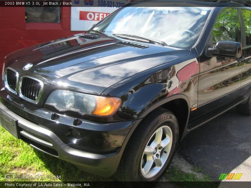 Jet Black / Black 2003 BMW X5 3.0i