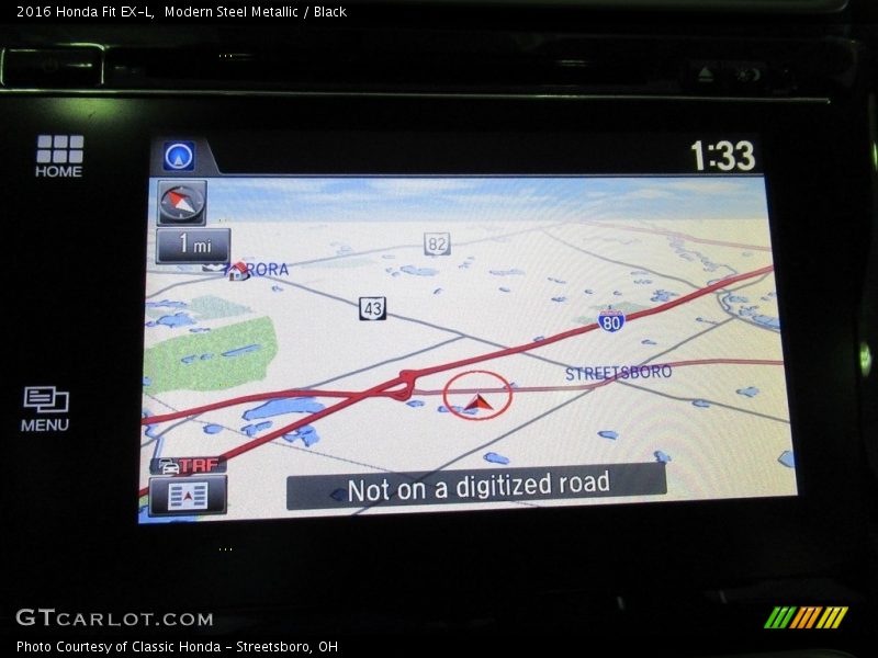 Navigation of 2016 Fit EX-L