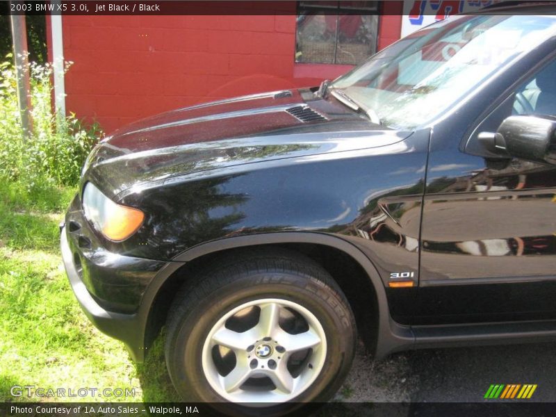 Jet Black / Black 2003 BMW X5 3.0i