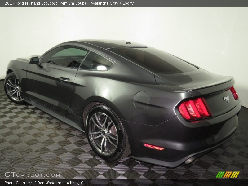 Avalanche Gray / Ebony 2017 Ford Mustang EcoBoost Premium Coupe