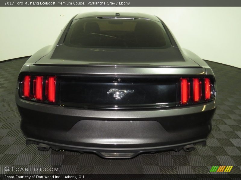 Avalanche Gray / Ebony 2017 Ford Mustang EcoBoost Premium Coupe