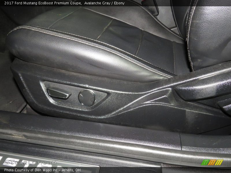 Avalanche Gray / Ebony 2017 Ford Mustang EcoBoost Premium Coupe