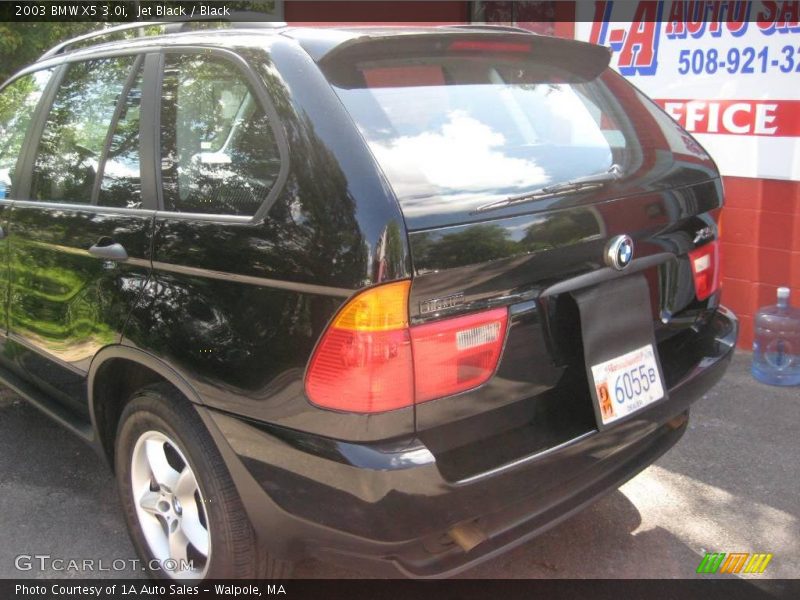 Jet Black / Black 2003 BMW X5 3.0i