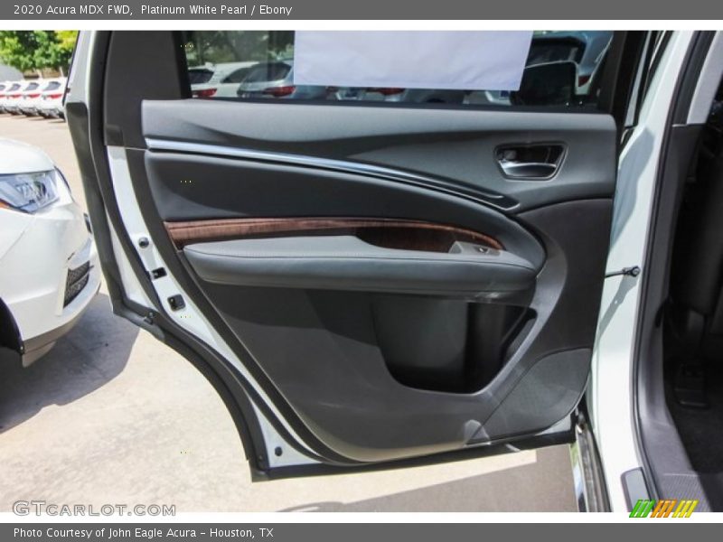 Platinum White Pearl / Ebony 2020 Acura MDX FWD