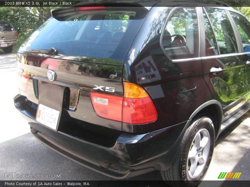 Jet Black / Black 2003 BMW X5 3.0i
