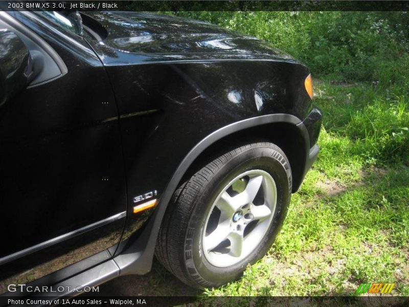 Jet Black / Black 2003 BMW X5 3.0i