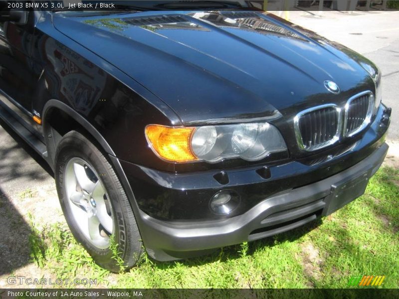 Jet Black / Black 2003 BMW X5 3.0i