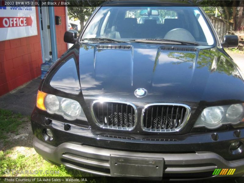 Jet Black / Black 2003 BMW X5 3.0i