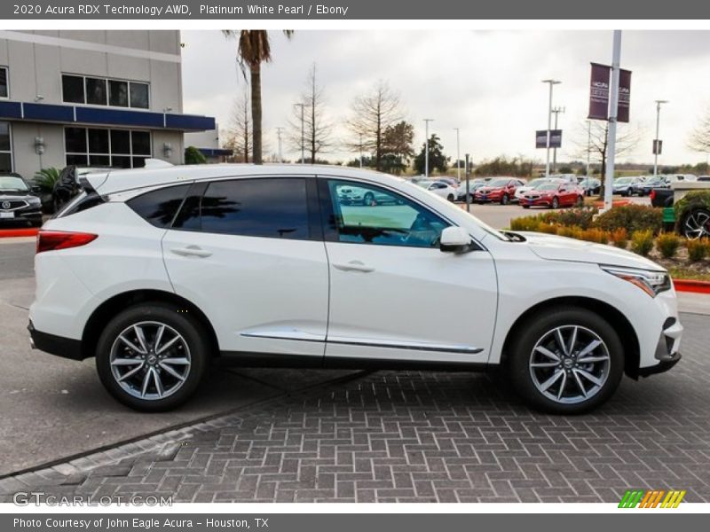 Platinum White Pearl / Ebony 2020 Acura RDX Technology AWD