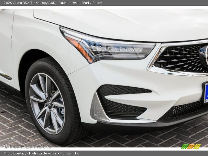 Platinum White Pearl / Ebony 2020 Acura RDX Technology AWD