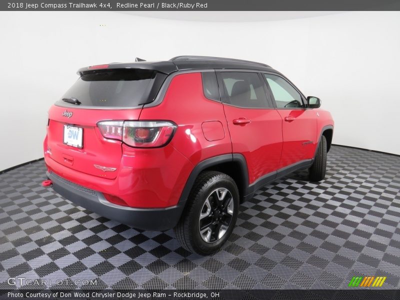 Redline Pearl / Black/Ruby Red 2018 Jeep Compass Trailhawk 4x4