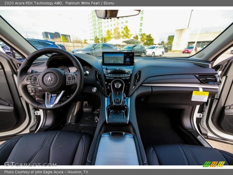 Platinum White Pearl / Ebony 2020 Acura RDX Technology AWD