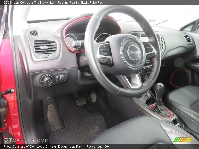 Redline Pearl / Black/Ruby Red 2018 Jeep Compass Trailhawk 4x4