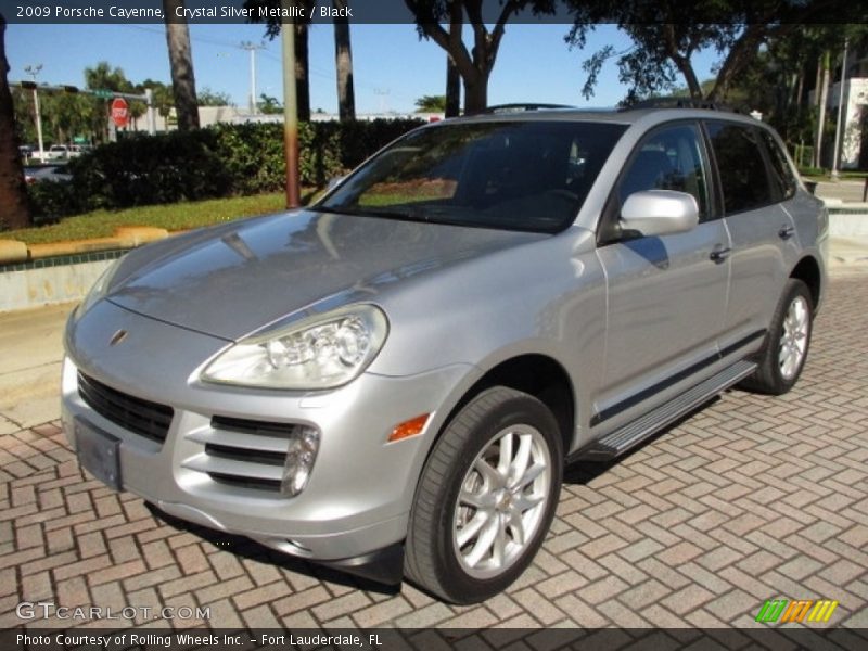 Crystal Silver Metallic / Black 2009 Porsche Cayenne