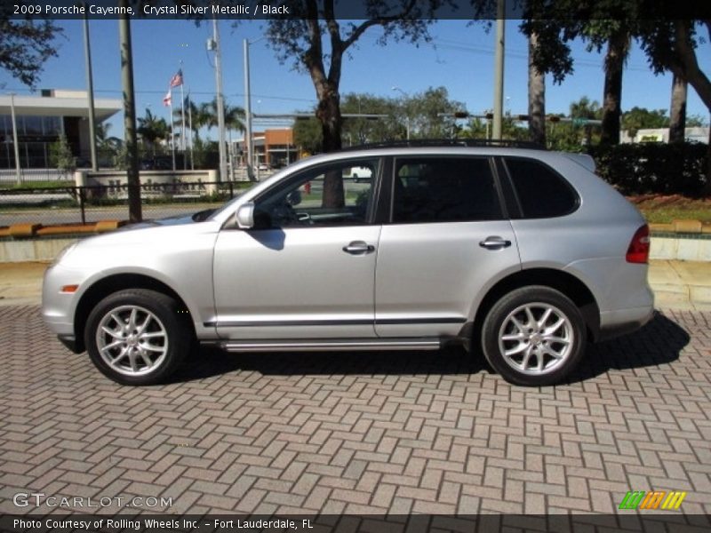Crystal Silver Metallic / Black 2009 Porsche Cayenne