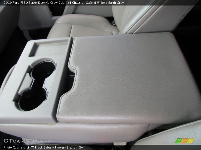 Oxford White / Earth Gray 2019 Ford F350 Super Duty XL Crew Cab 4x4 Chassis