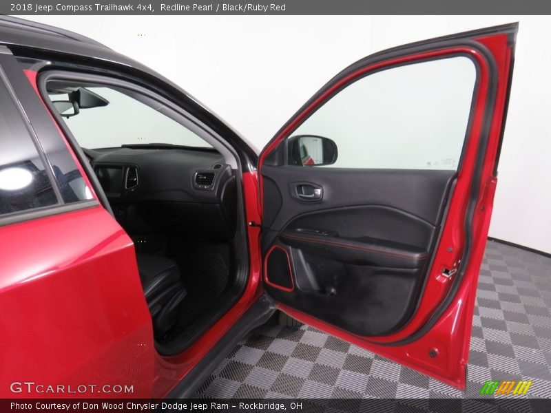 Redline Pearl / Black/Ruby Red 2018 Jeep Compass Trailhawk 4x4