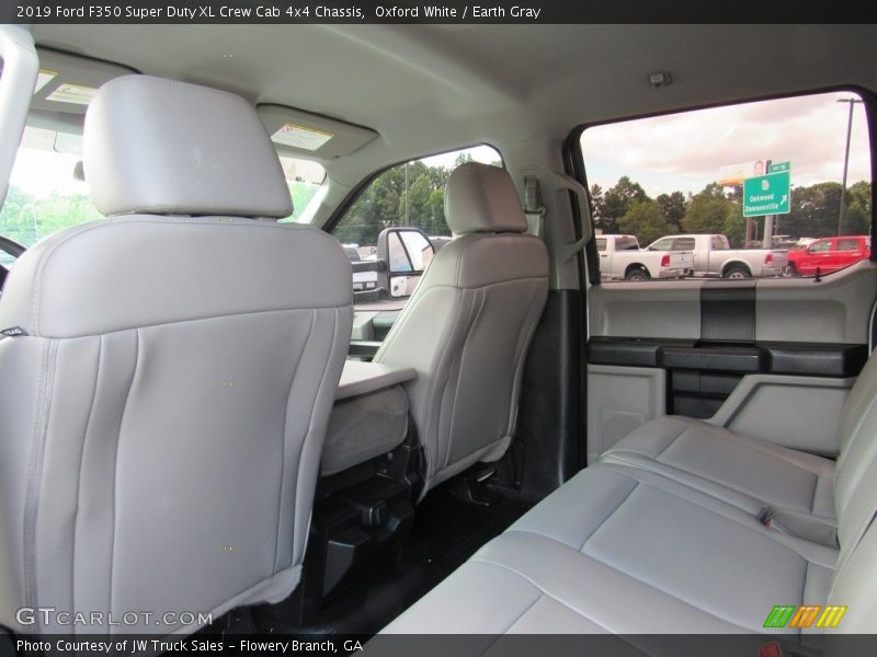 Oxford White / Earth Gray 2019 Ford F350 Super Duty XL Crew Cab 4x4 Chassis