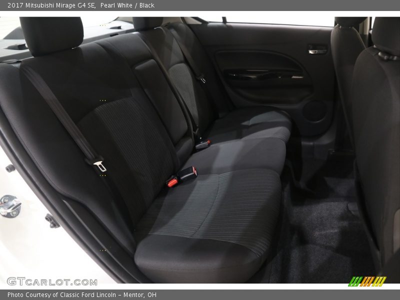 Rear Seat of 2017 Mirage G4 SE