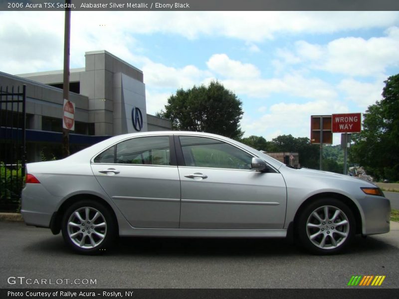 Alabaster Silver Metallic / Ebony Black 2006 Acura TSX Sedan